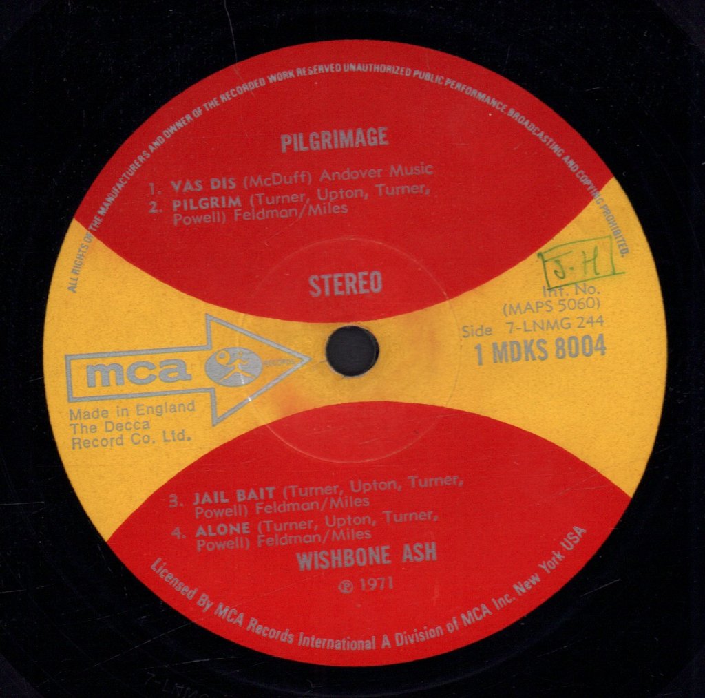 Wishbone Ash - Pilgrimage - Lp