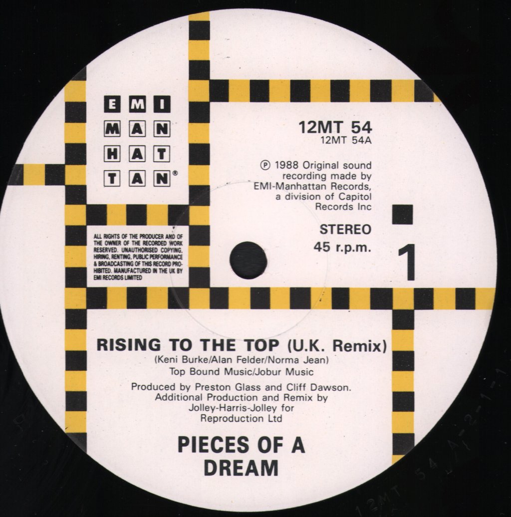 Pieces Of A Dream - Rising To The Top - 12 Inch