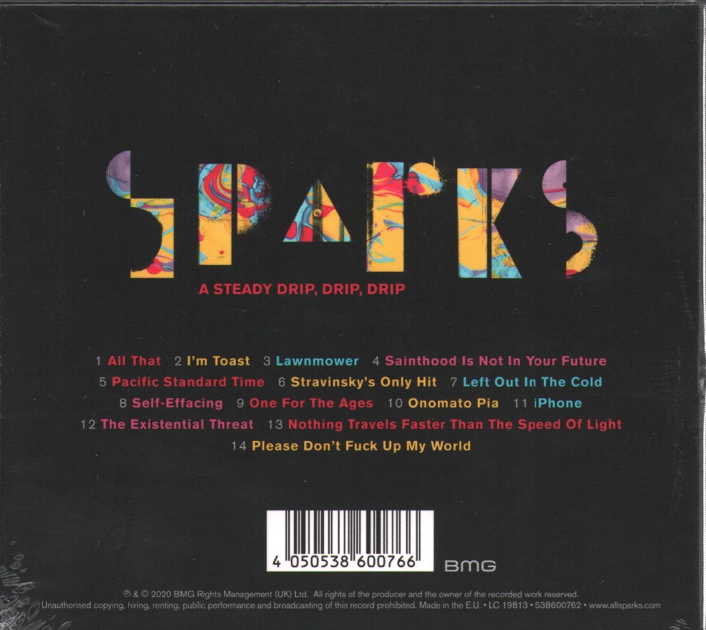 Sparks - A Steady Drip, Drip, Drip - Cd