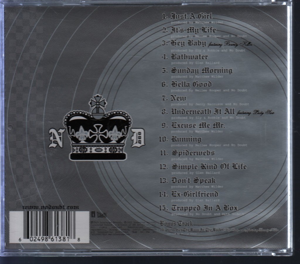 No Doubt - Singles 1992 - 2003 - Cd