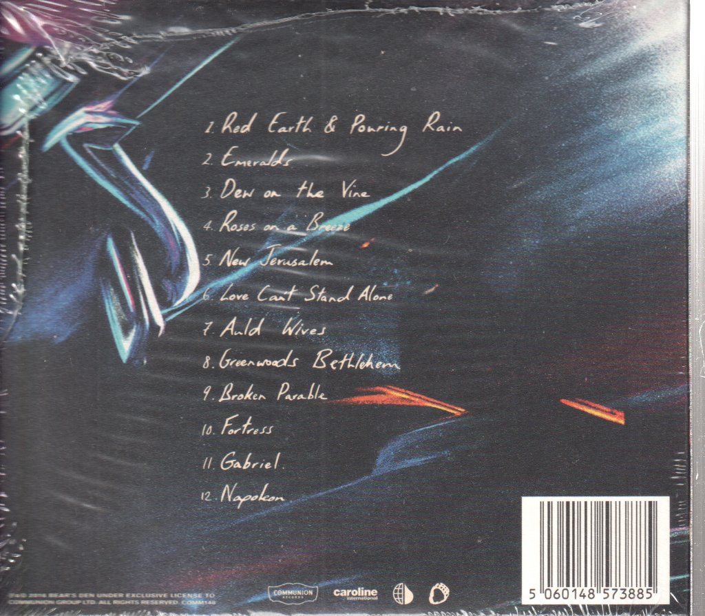 Bear's Den - Red Earth & Pouring Rain - Cd