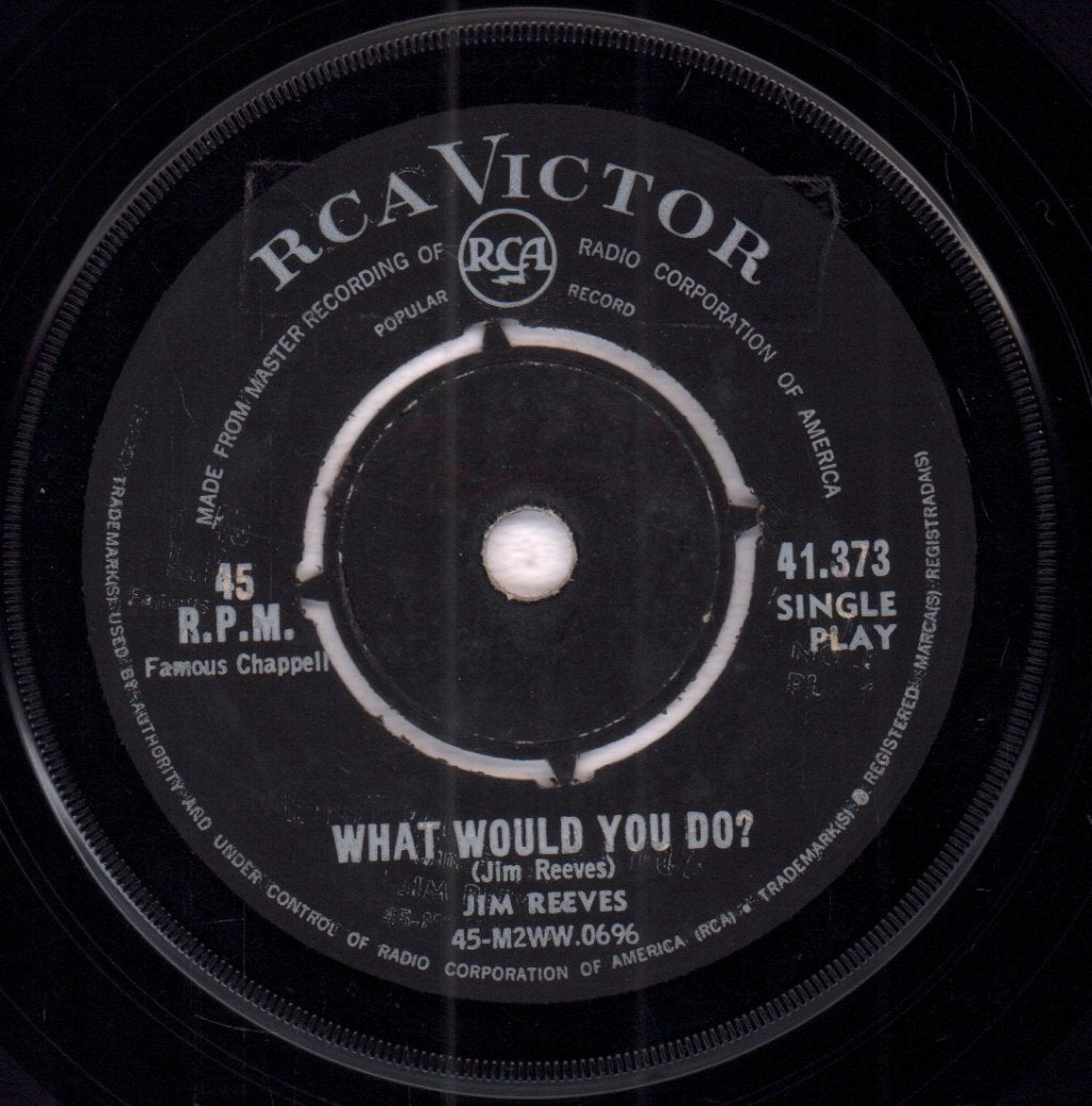 Jim Reeves - What Would You Do - 7 Inch