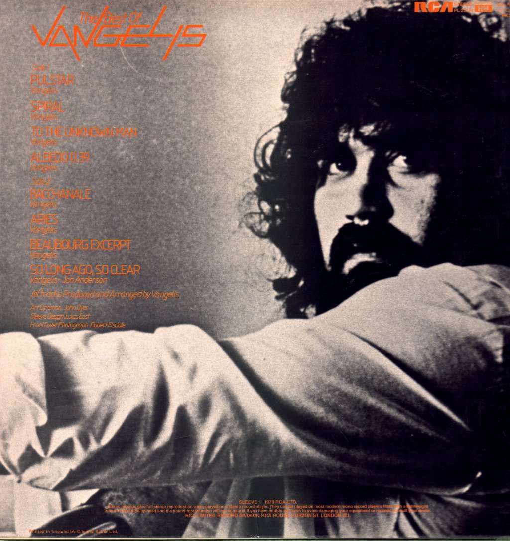 Vangelis - Best Of Vangelis - Lp