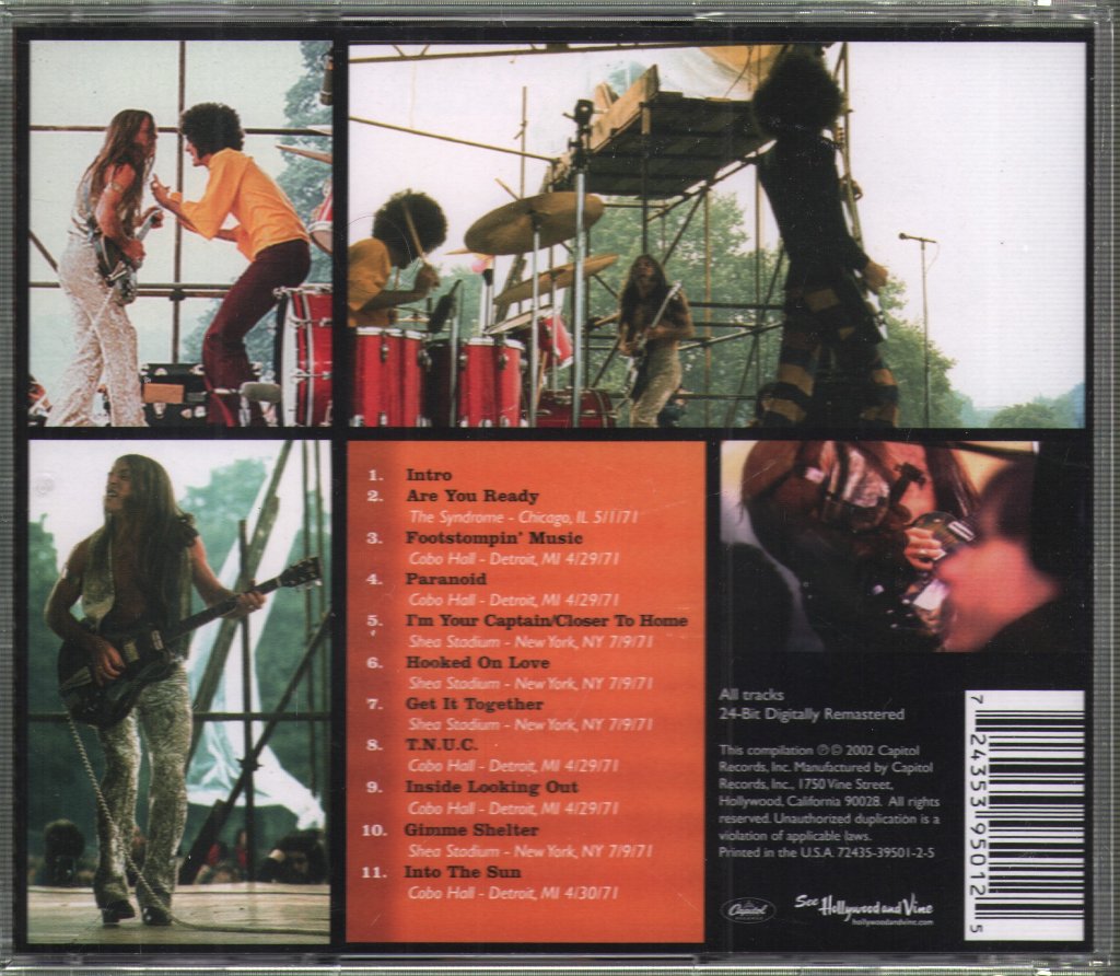 Grand Funk Railroad - Live - The 1971 Tour - Cd