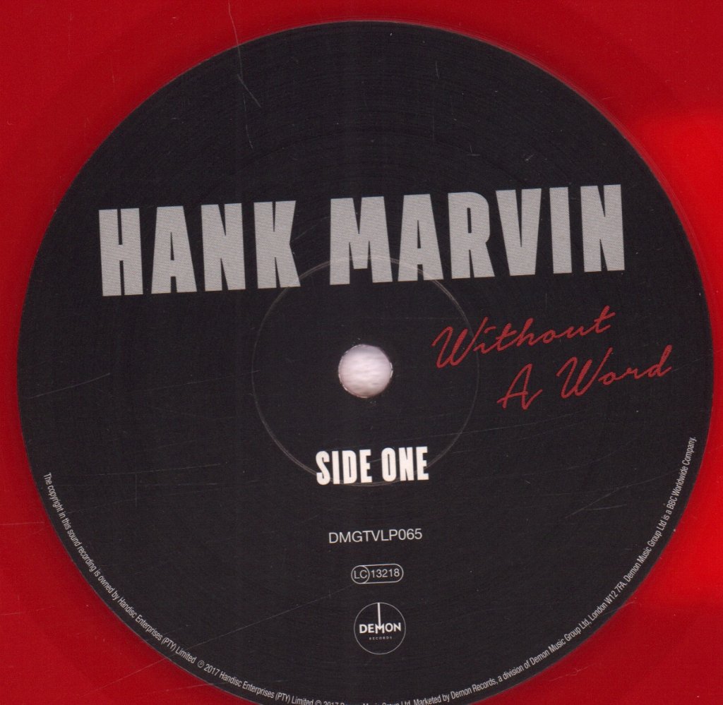 Hank Marvin - Without A Word - Lp