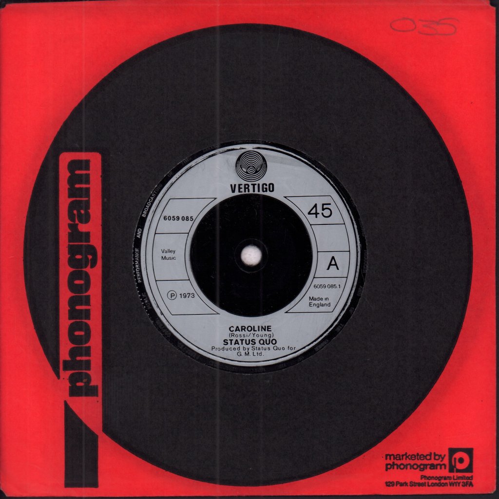 Status Quo - Caroline - 7 Inch