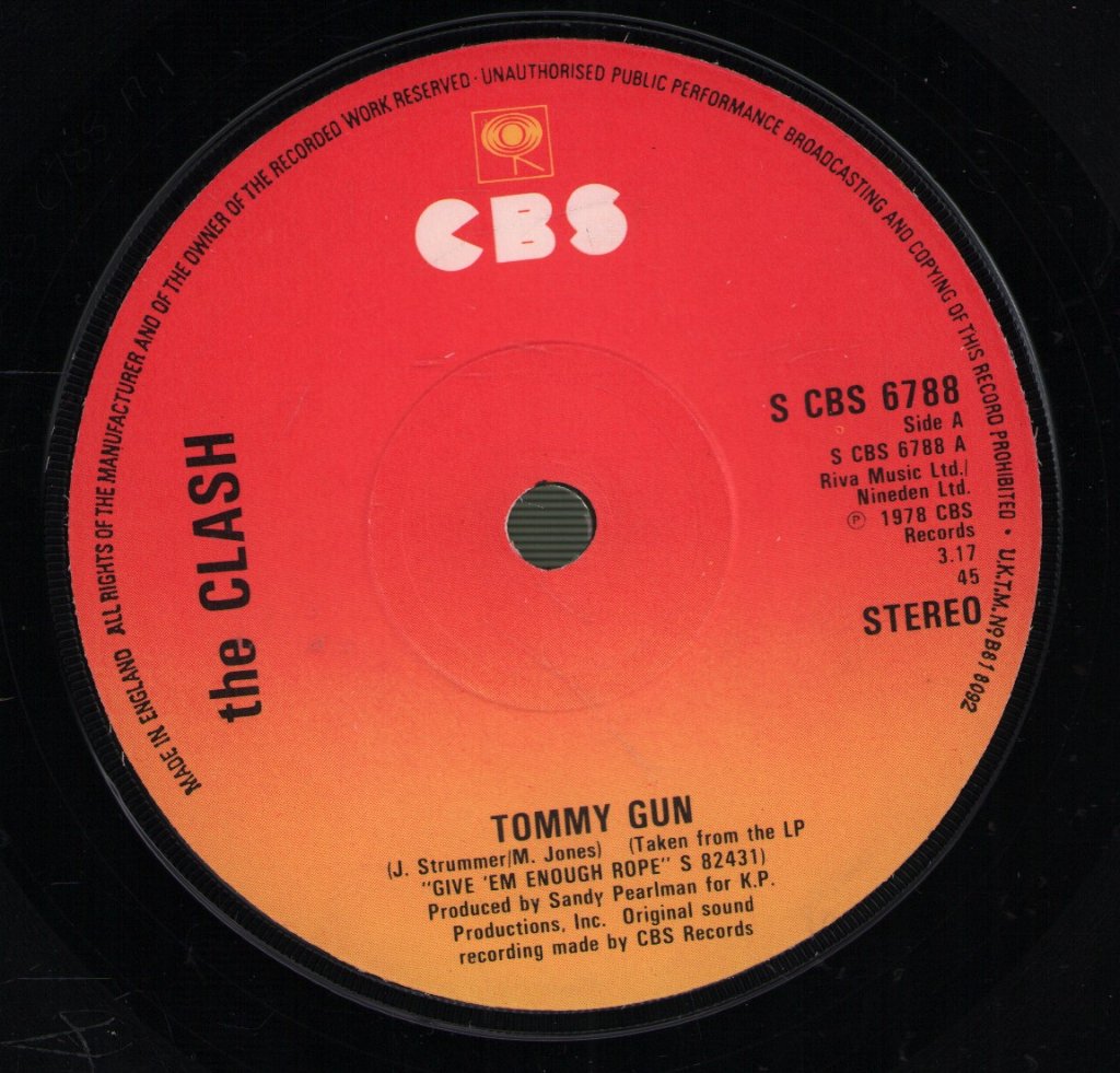 Clash - Tommy Gun - 7 Inch