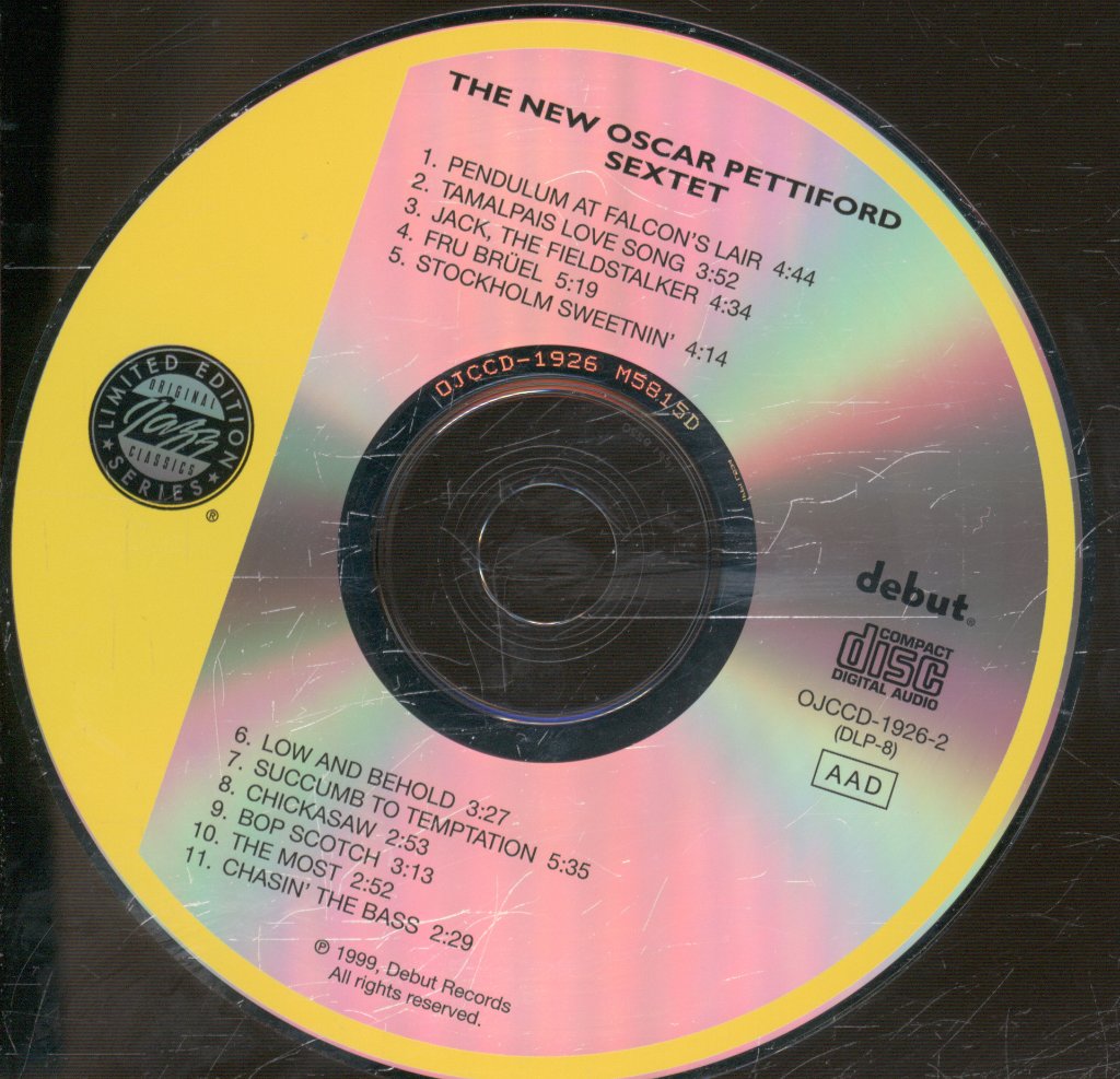 New Oscar Pettiford Sextet - New Oscar Pettiford Sextet - Cd