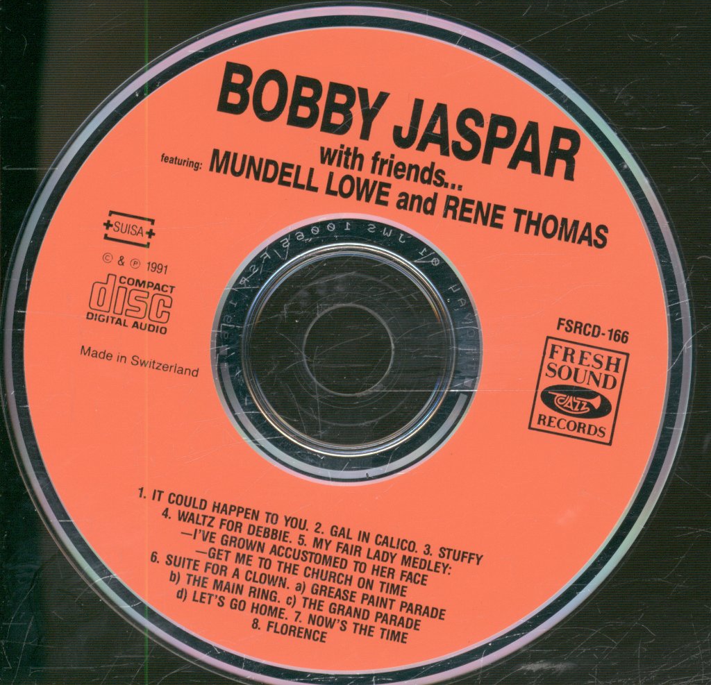 Bobby Jaspar - Bobby Jaspar With Friends... - Cd