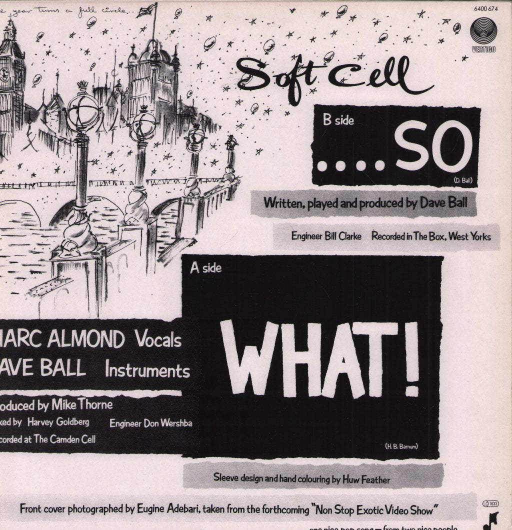 Soft Cell - What - 12 Inch