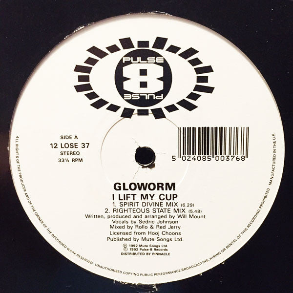 Gloworm - I Lift My Cup - 12 Inch