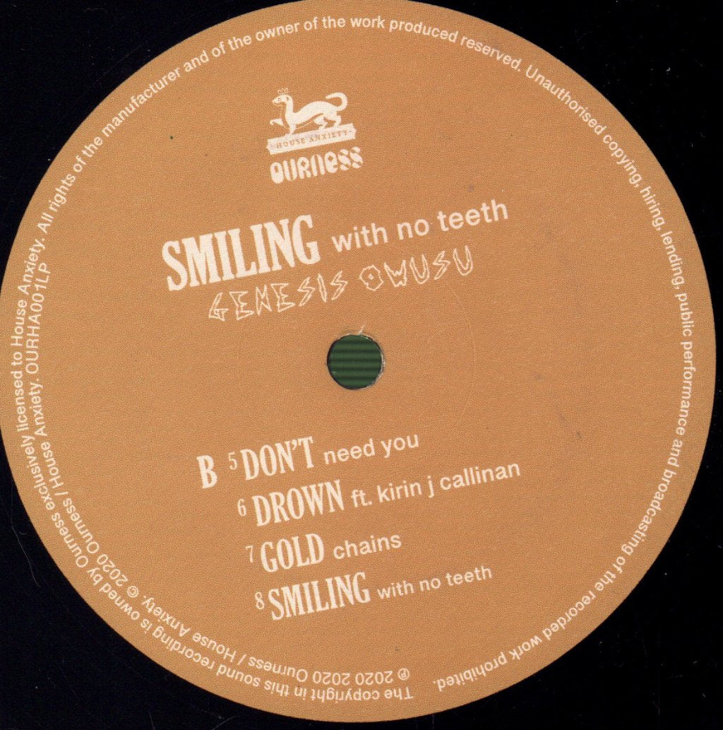 Genesis Owusu - Smiling With No Teeth - Double Lp