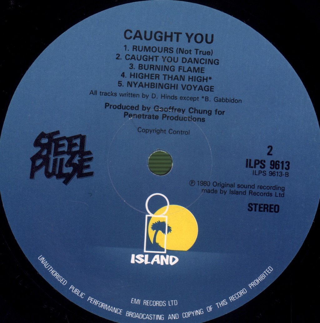 Steel Pulse - Caught You - Lp
