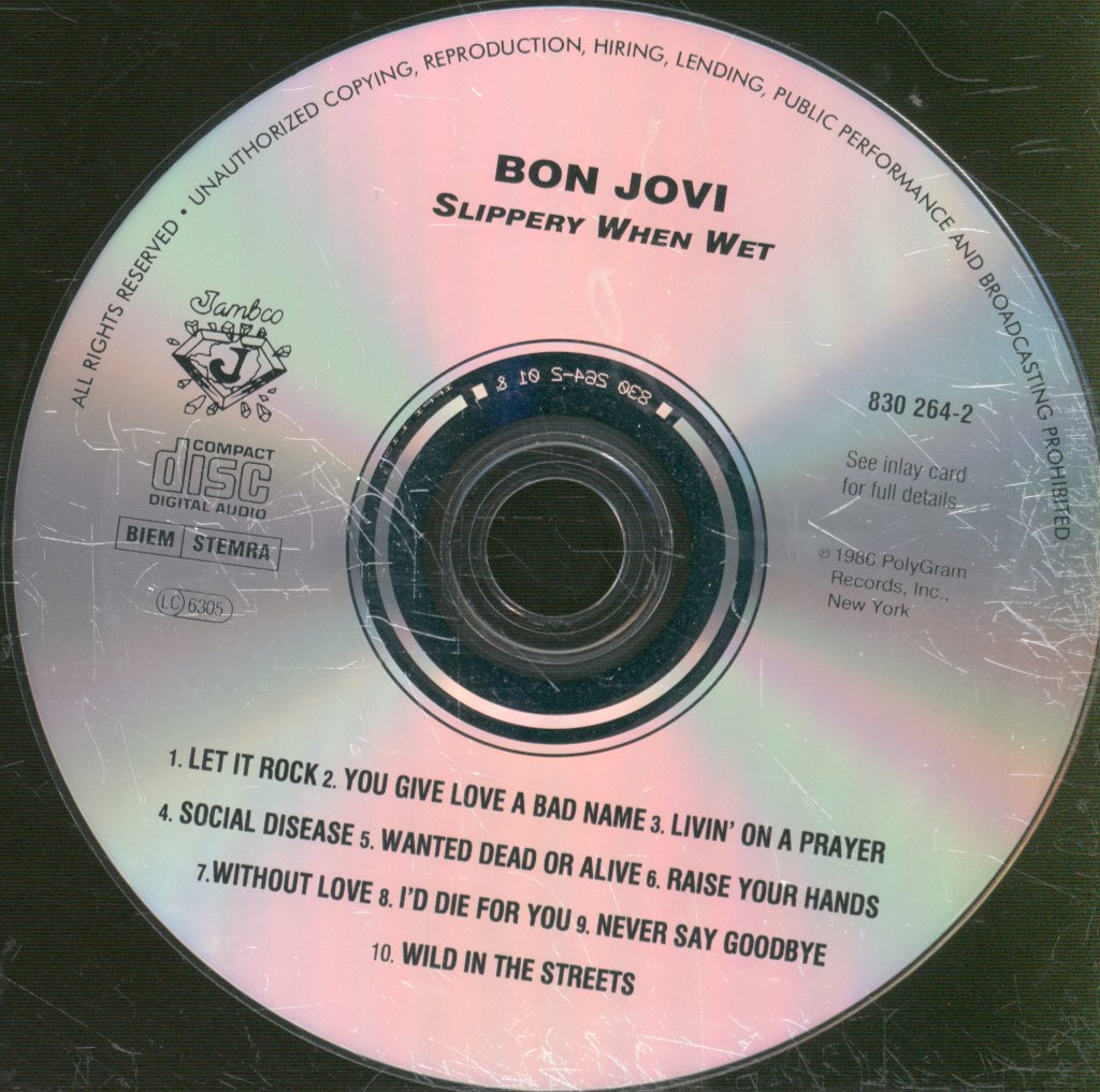 Bon Jovi - Slippery When Wet - Cd