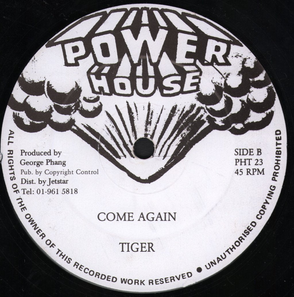 Tiger & Tinga - On The Roof ／Come Again - 12 Inch