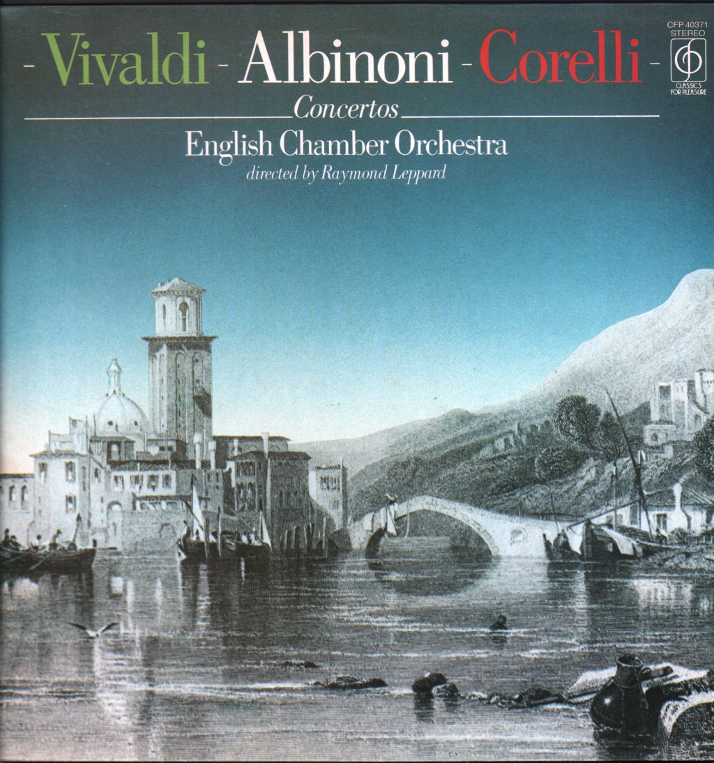 Raymond Leppard / English Chamber Orchestra - Vivaldi / Albinoni / Corelli Concertos - Lp
