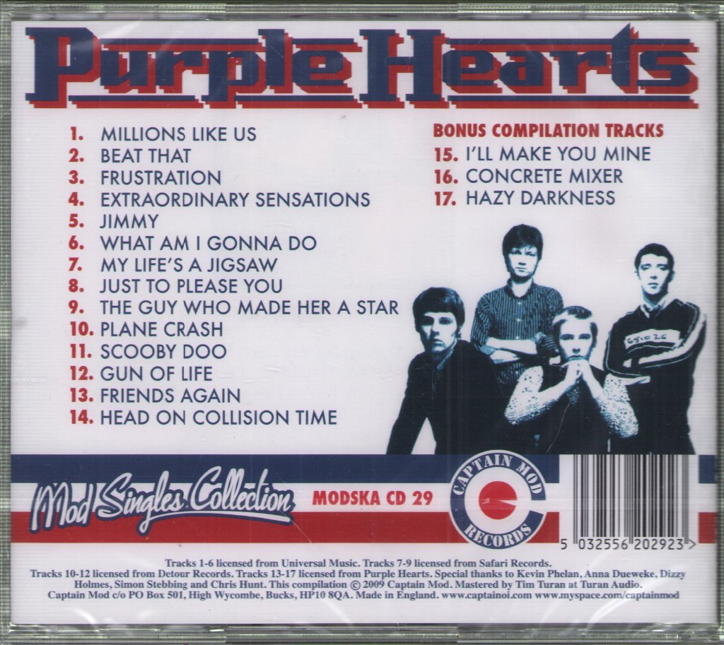 Purple Hearts - Mod Singles Collection - Cd