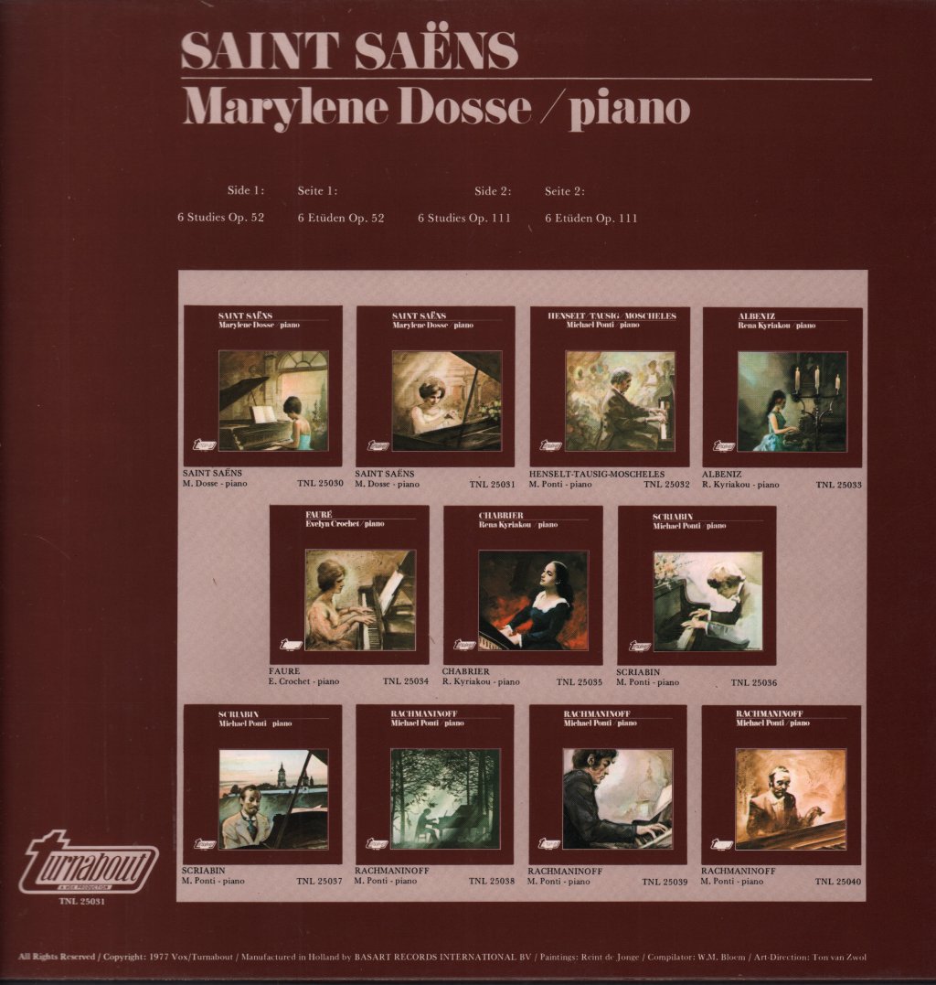 Marylene Dosse - Saint Saens - Lp