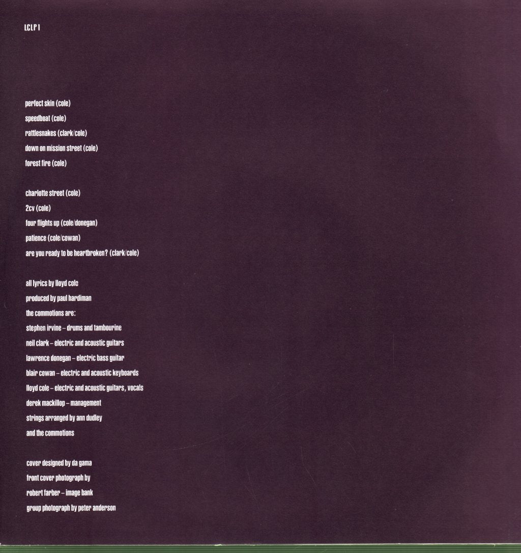 Lloyd Cole And The Commotions - Rattlesnakes - Lp