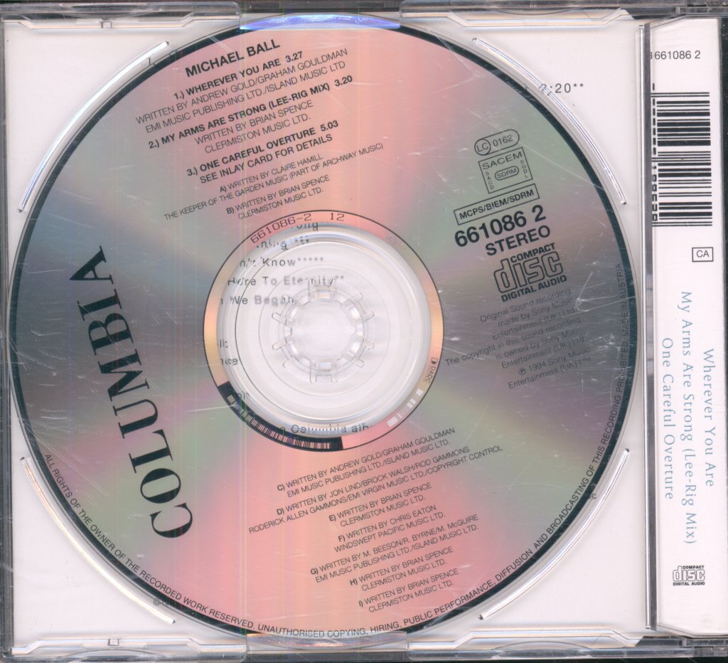 Michael Ball - Wherever You Are - Cd