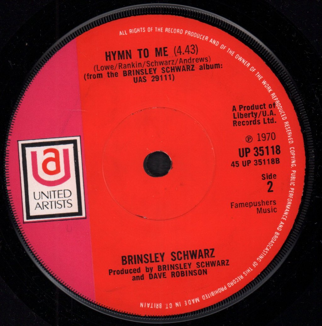 Brinsley Schwarz - Shining Brightly - 7 Inch
