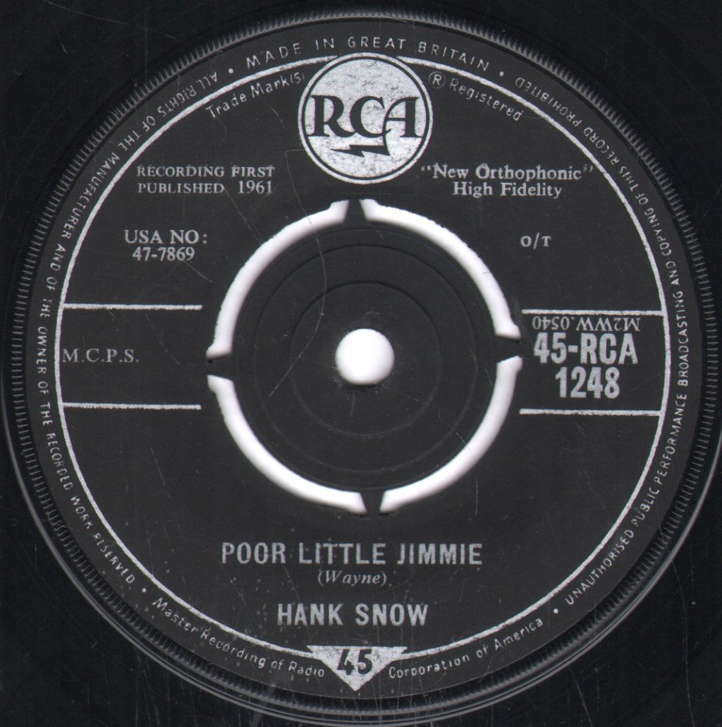 Hank Snow - Beggar To A King - 7 Inch