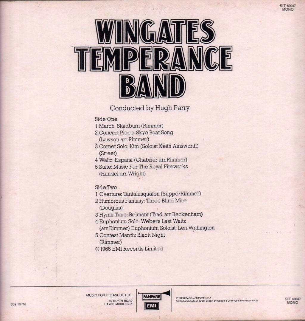 Wingates Temperance Band - Wingates Temperance Band - Lp