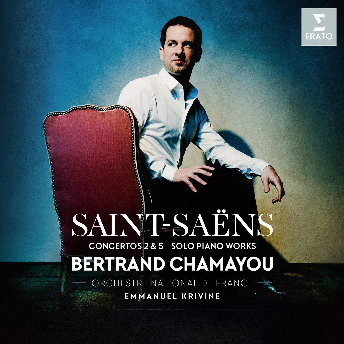 Bertrand Chamayou - Saint-Saens: Piano Concertos Nos. 2 & 5, Pieces For Solo Piano - Cd