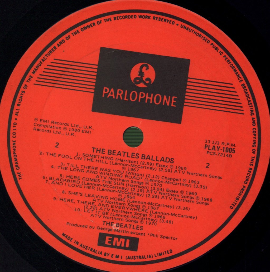 Beatles - Ballads - Lp