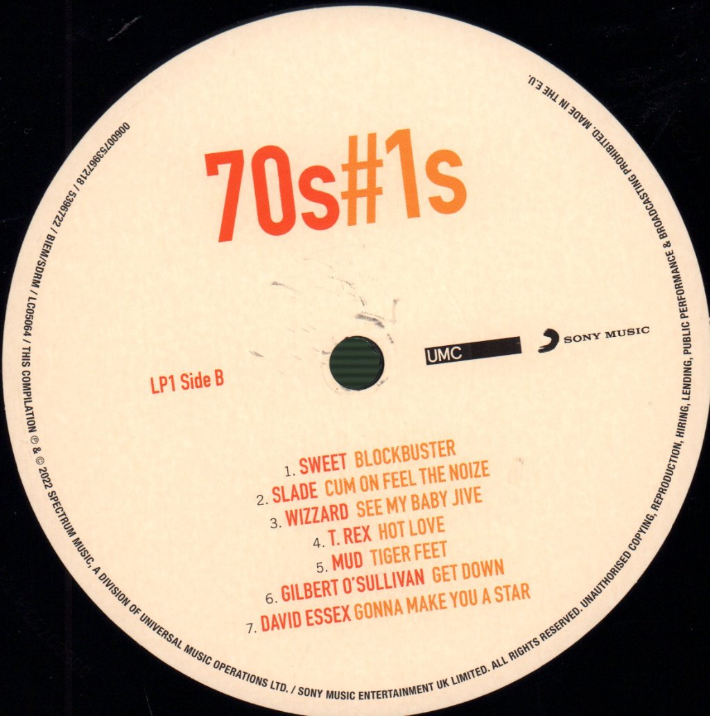 Various Artists - 70s #1s - Double Lp