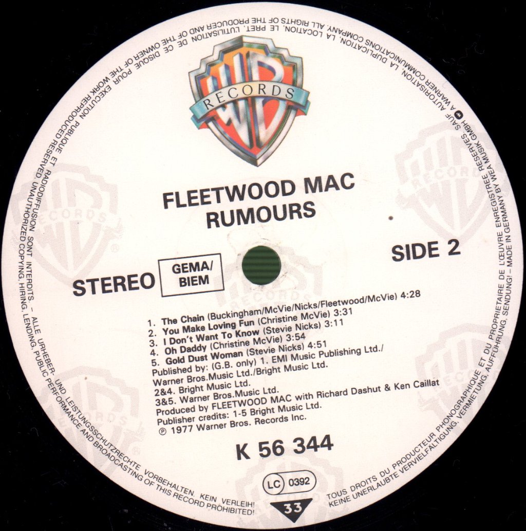 Fleetwood Mac - Rumours - Lp
