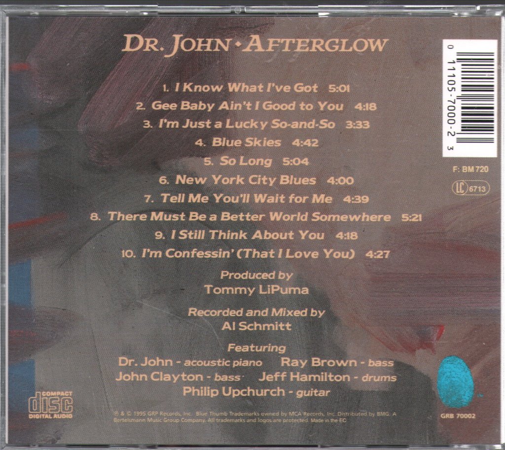 Dr. John - Afterglow - Cd