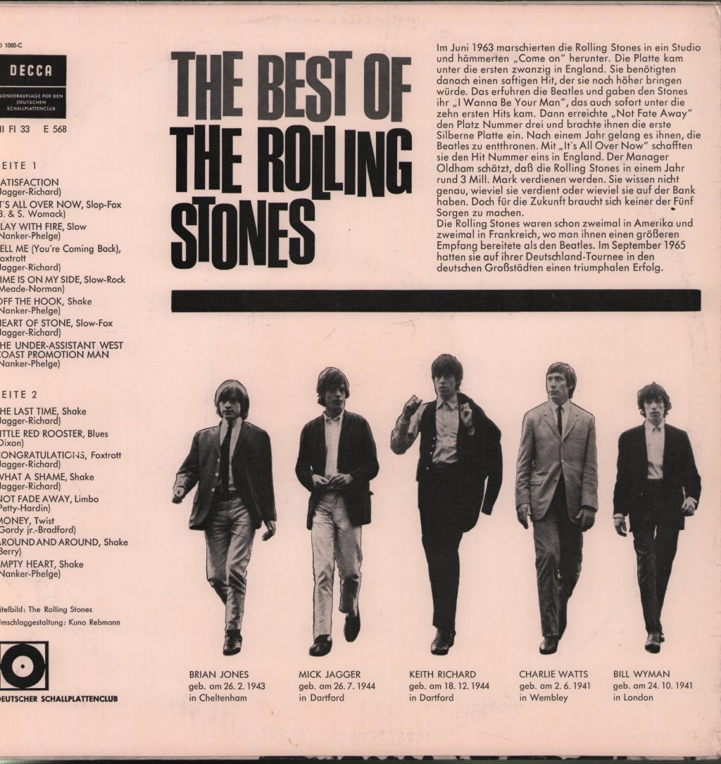 Rolling Stones - Best Of The Rolling Stones - Lp