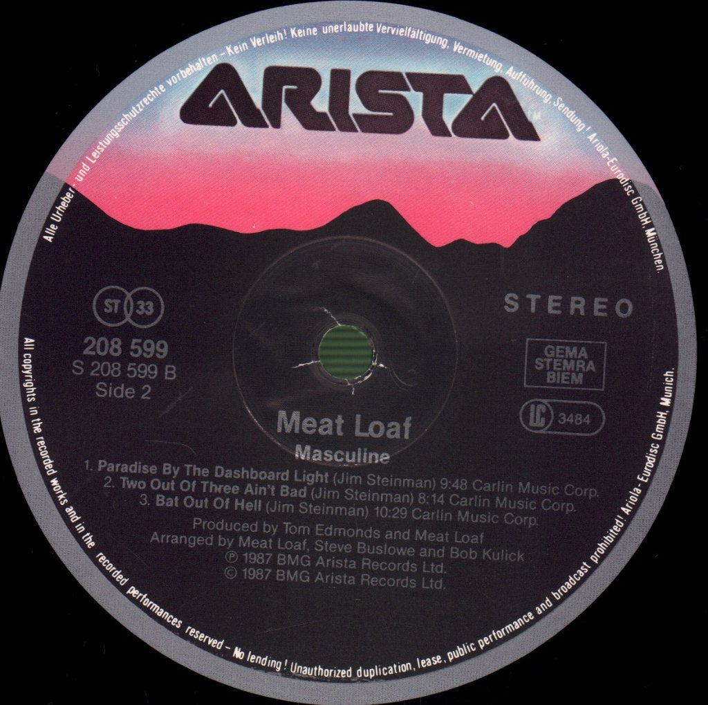 Meat Loaf - Live - Double Lp