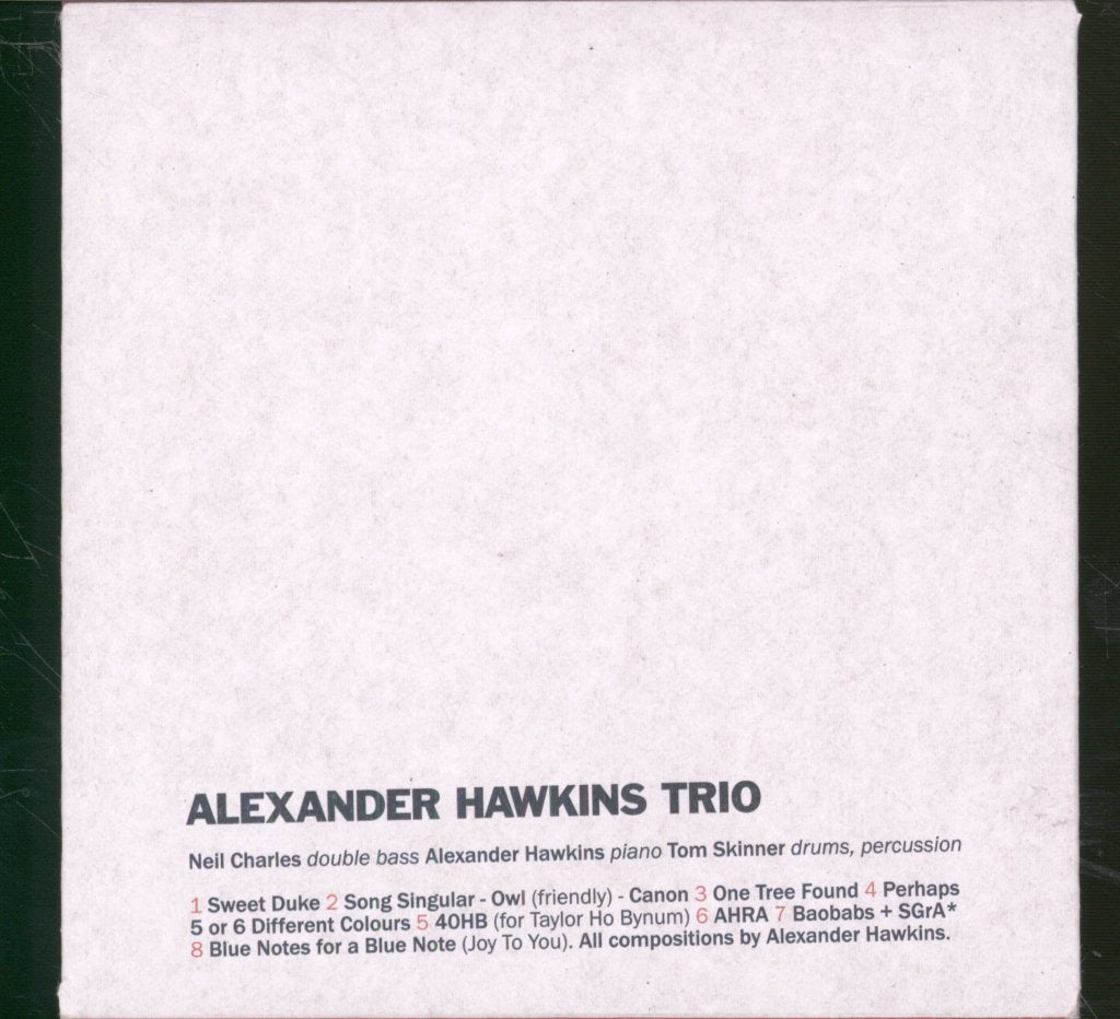 Alexander Hawkins Trio - Alexander Hawkins Trio - Cd