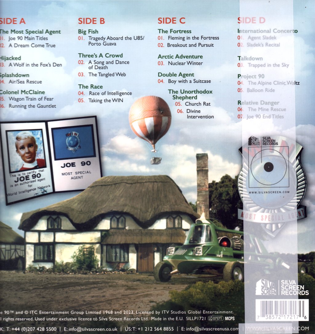 Barry Gray - Joe 90 (Original Television Soundtrack) - Double Lp