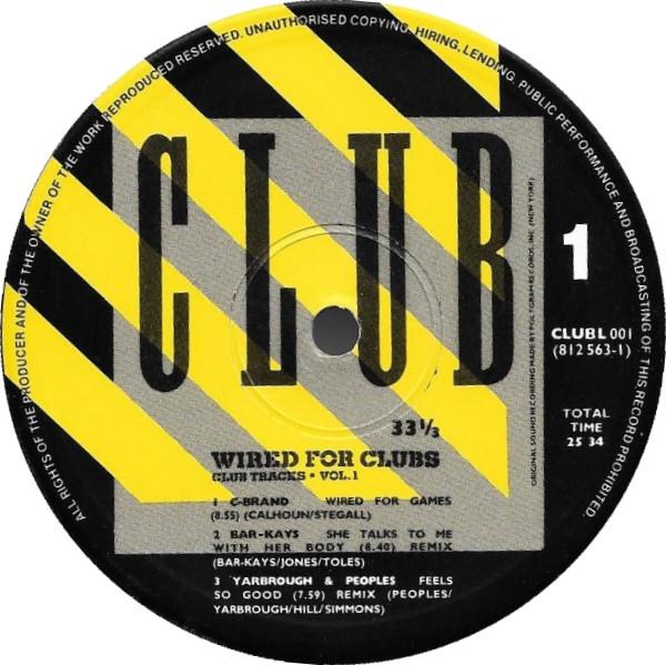 Various Artists - Wired For Clubs Club Tracks Vol.1 - Lp