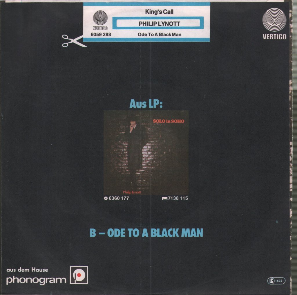 Phil Lynott - King's Call - 7 Inch