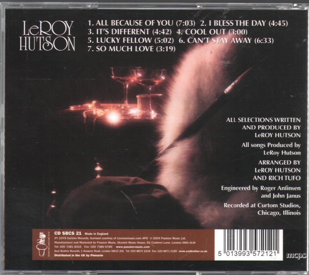 Leroy Hutson - Hutson - Cd