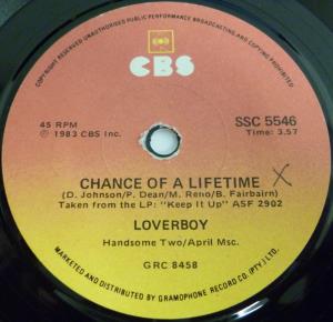 Loverboy - Chance Of A Lifetime - 7 Inch