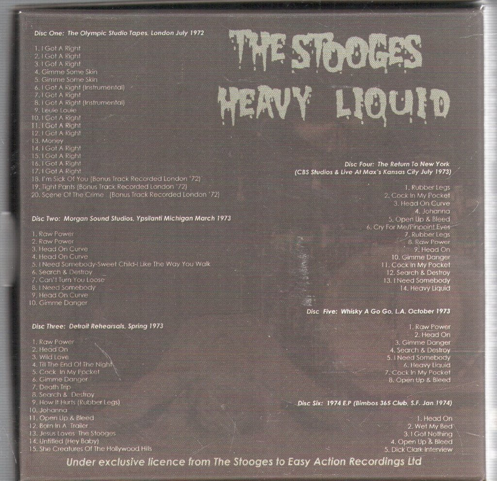Stooges - Heavy Liquid - Cd Set