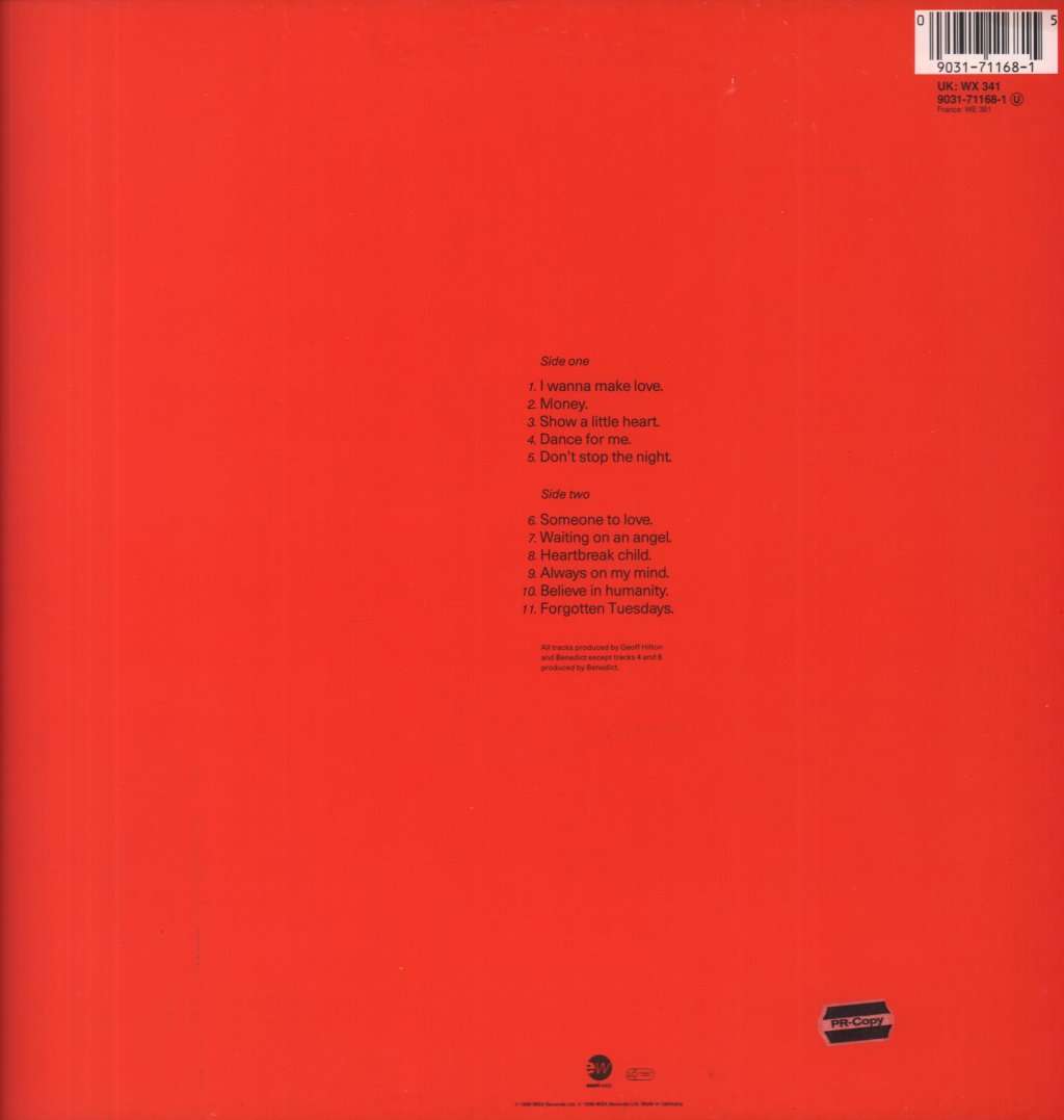 Colours (80's pop) - Rules Of Attraction - Lp