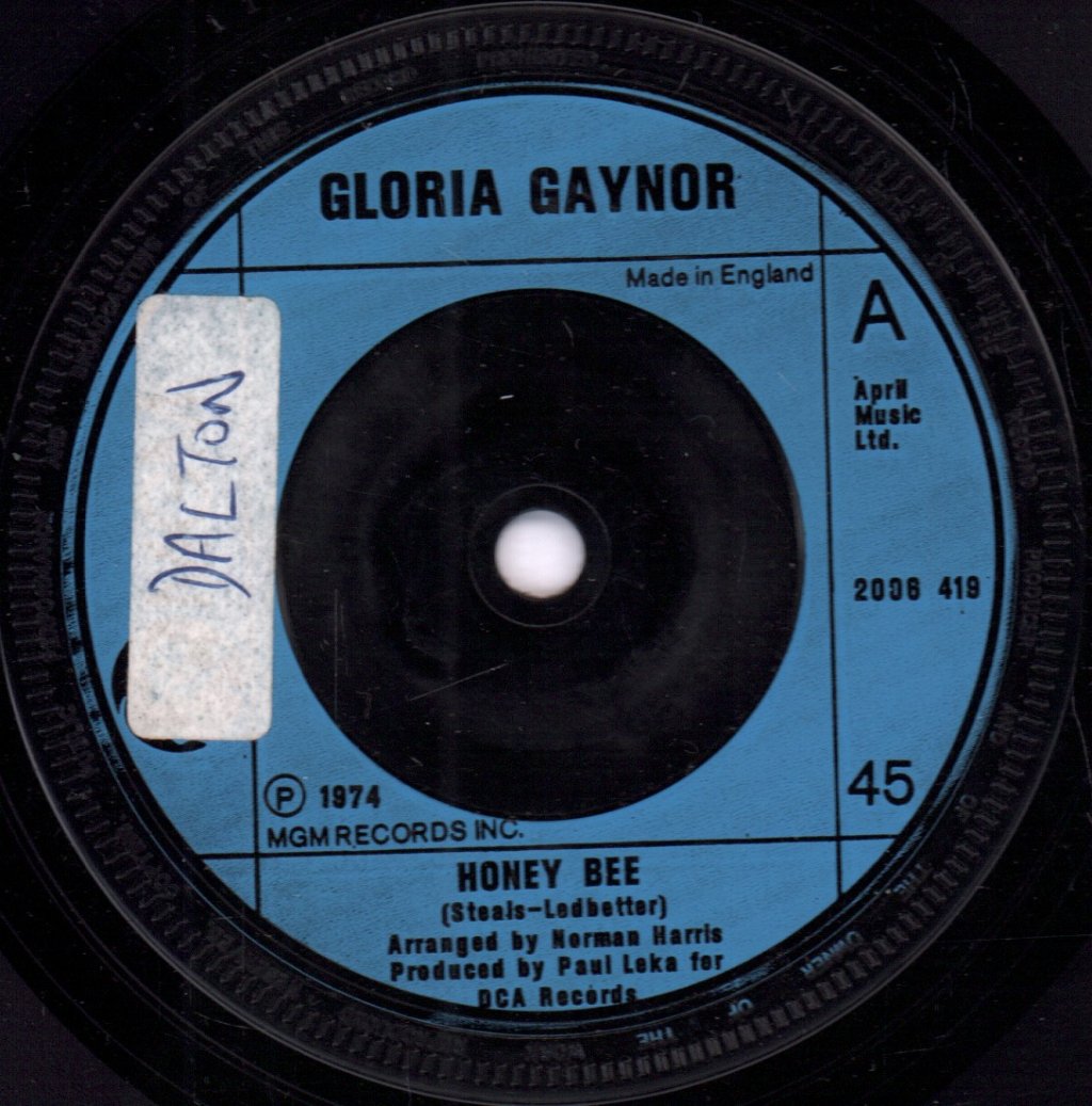 Gloria Gaynor - Honey Bee - 7 Inch