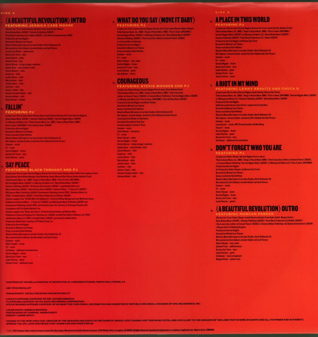 Common - A Beautiful Revolution (Pt 1) - Lp