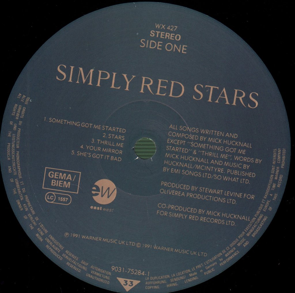 Simply Red - Stars - Lp