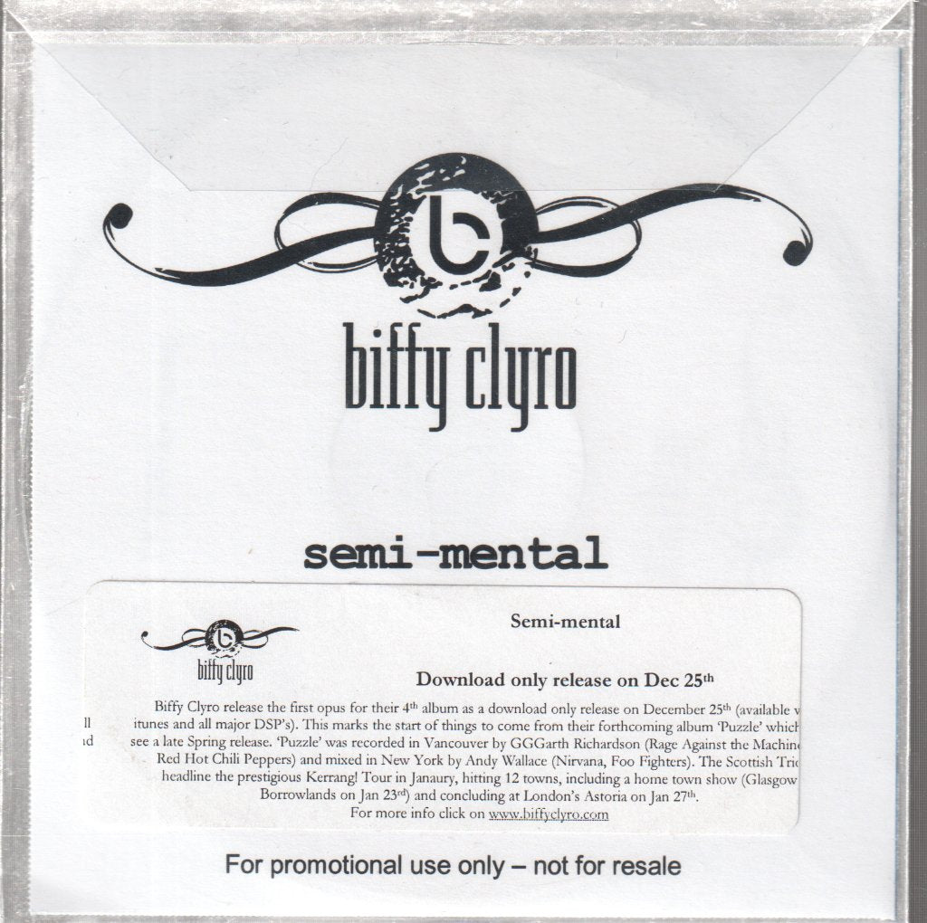 Biffy Clyro - Semi-Mental - Cdr