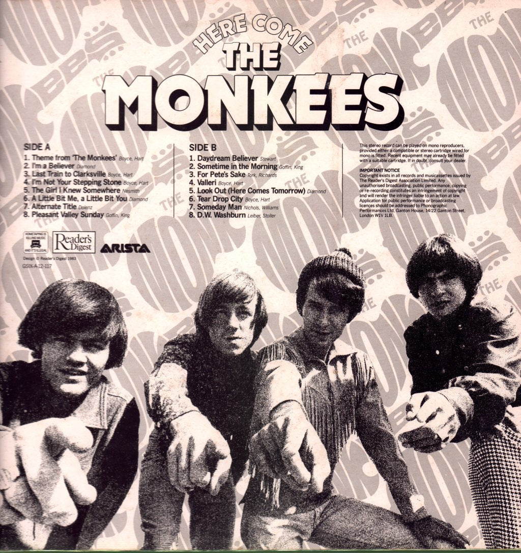Monkees - Here Come The Monkees - Lp