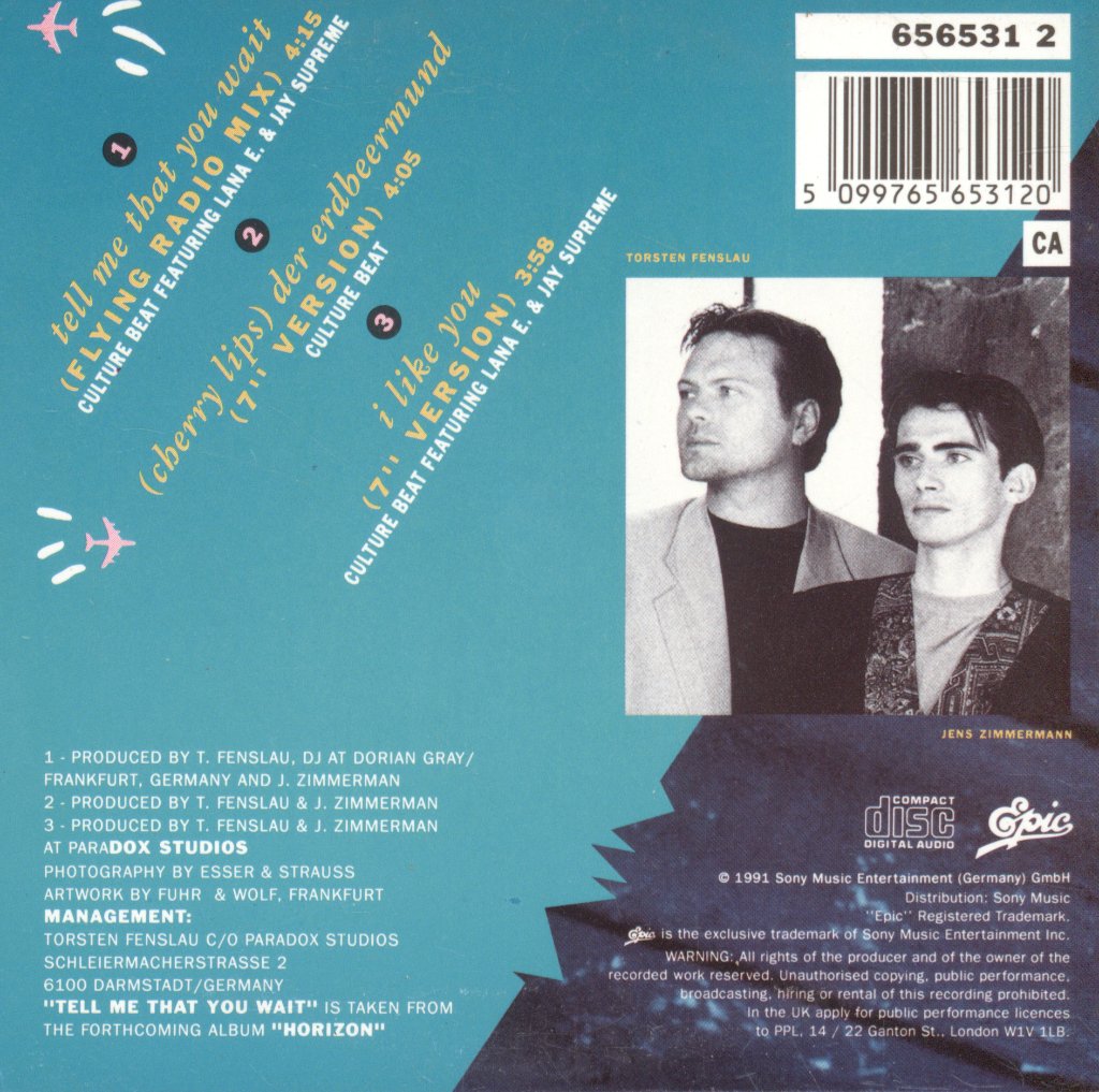 Culture Beat - Tell Me That You Wait - Cd