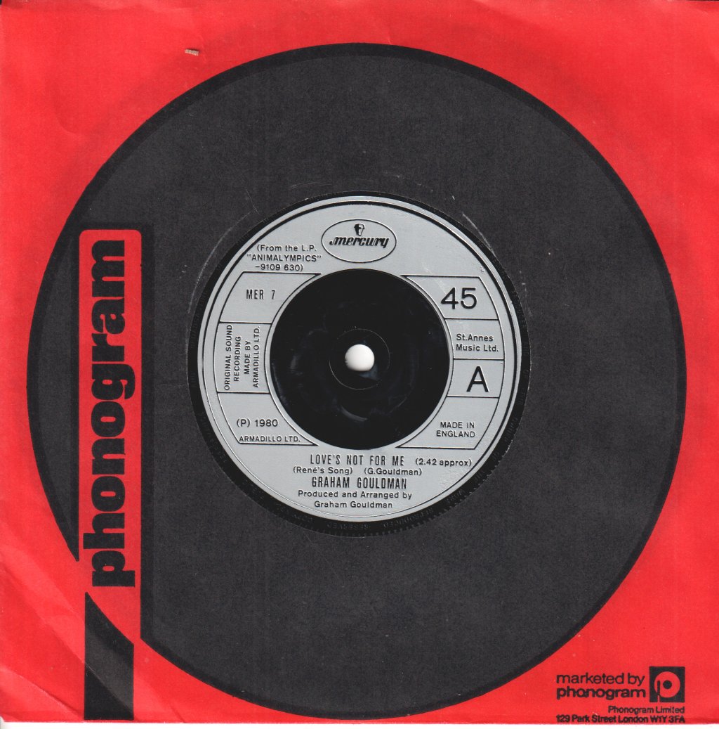 Graham Gouldman - Love's Not For Me - 7 Inch