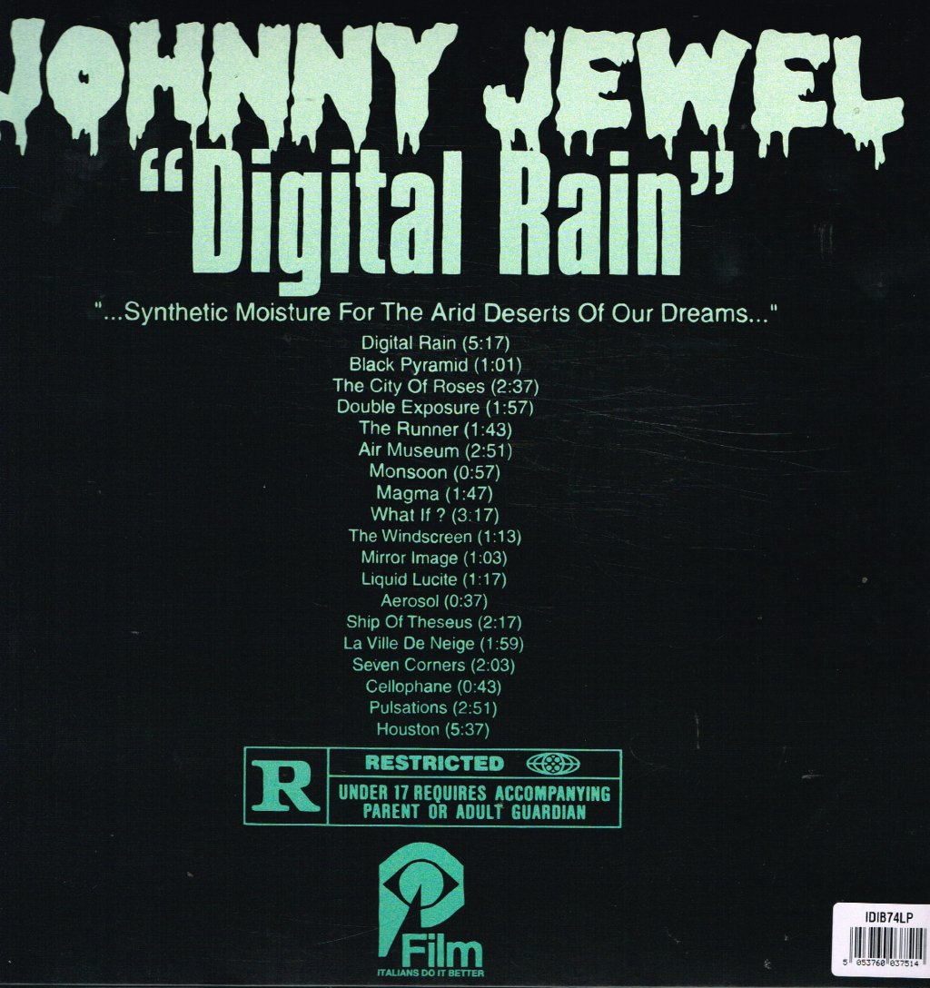 Johnny Jewel - Digital Rain - Lp